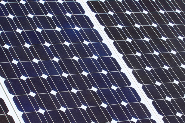 Placas de captação de energia solar
